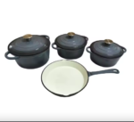 Four-Piece Multi-Function Non-Stick Frying Pan and Stew Pot - Image 2