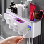 Smart Wall-Mounted Toothpaste Dispenser with Magnetic Holder - Image 3