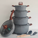 Aluminum Alloy Ceramic Coated Cooking Pot Set