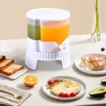 Three-compartment cold water bucket, brewing bottle, ice water bucket - Image 2