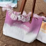 Tassel Canvas Magnetic Clasp Shoulder Bag - Image 3