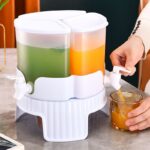 Three-compartment cold water bucket, brewing bottle, ice water bucket